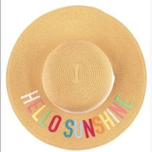 CC Boutique Accessories - Hello Sunshine Sun Hat CC Boutique Accessories - Hello Sunshine Sun Hat
